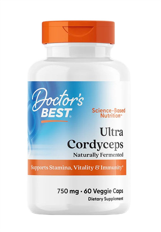 Doctor's Best Ultra Cordyceps, 750mg 60 vcaps