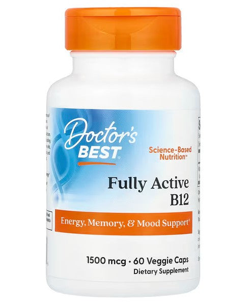 Doctor's Best Fully Active B12, 1500mcg 60 vcaps