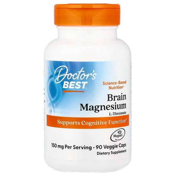 Doctor's Best Brain Magnesium with Magtein, 150mg 90 vcaps