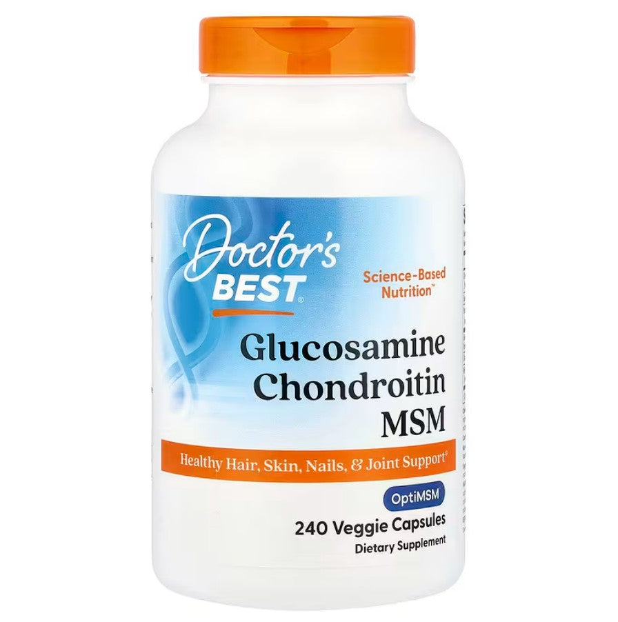 Doctor's Best Glucosamine Chondroitin MSM with OptiMSM 240 caps