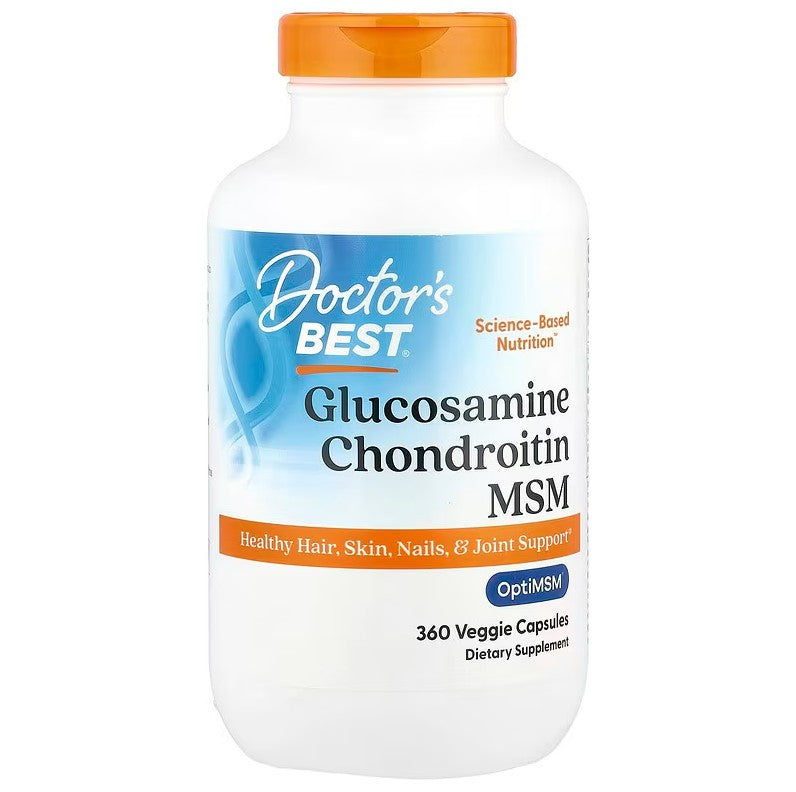 Doctor's Best Glucosamine Chondroitin MSM with OptiMSM 360 caps