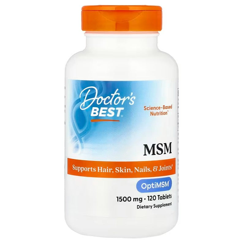 Doctor's Best MSM with OptiMSM, 1500mg 120 tablets