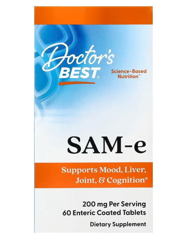 Doctor's Best SAM-e, 200mg 60 tablets
