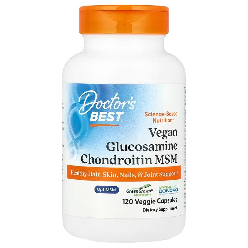 Doctor's Best Vegan Glucosamine & Chondroitin & MSM 120 vcaps