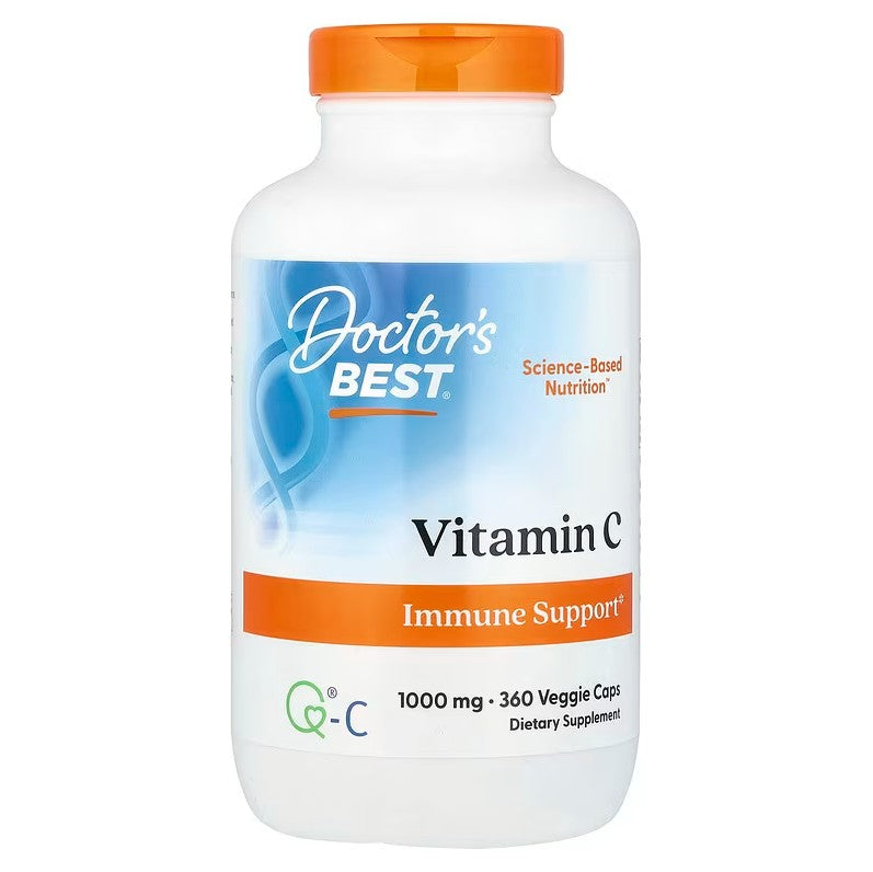 Doctor's Best Vitamin C with Q-C, 1000mg 360 vcaps