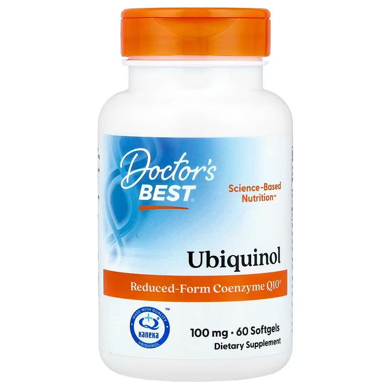 Doctor's Best Ubiquinol with Kaneka, 100mg 60 softgels