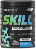 Skill Nutrition Skill Pre-Workout, Sour Gummies 400-412g