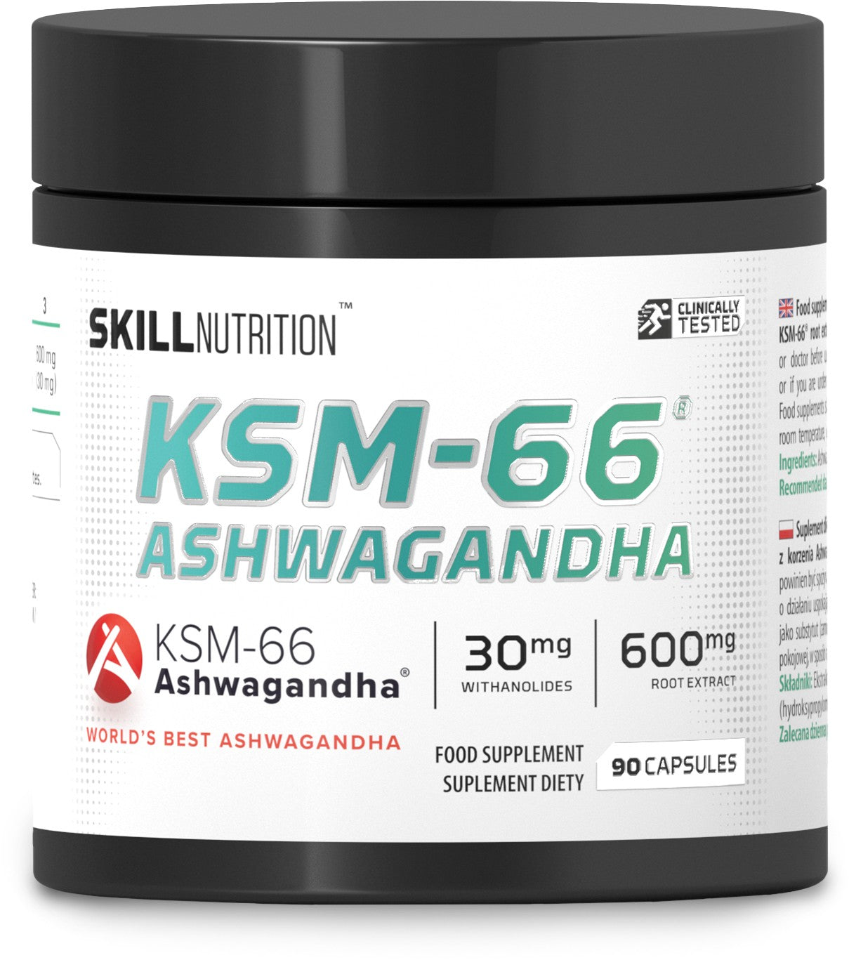 Skill Nutrition KSM-66 Ashwagandha 90 vegan caps