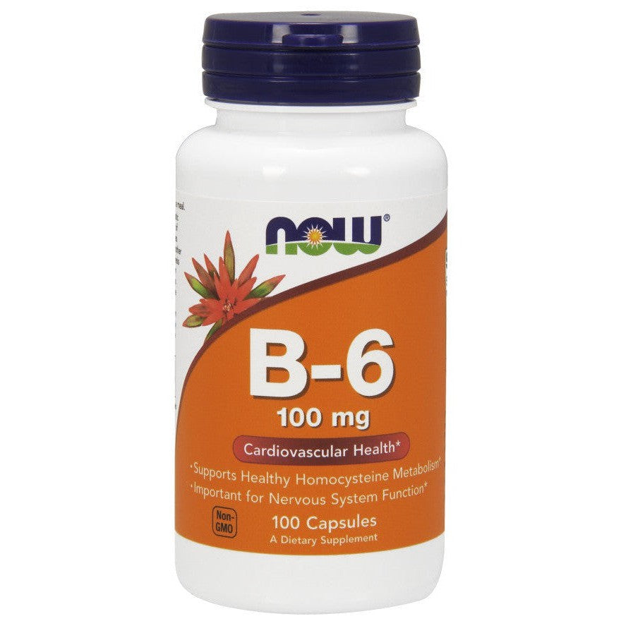 NOW Foods Vitamin B-6 100mg 100 caps