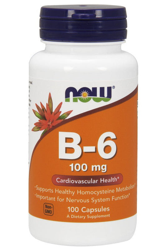 NOW Foods Vitamin B-6  100mg - 100 caps