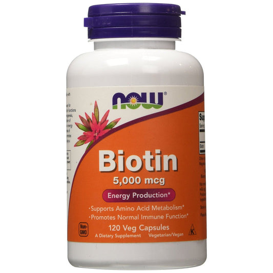 NOW Foods Biotin 5000mcg 120 vcaps