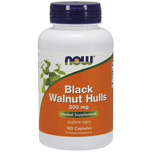 NOW Foods Black Walnut Hulls 500mg 100 caps
