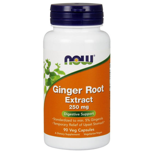 NOW Foods Ginger Root Extract 250mg 90 vcaps