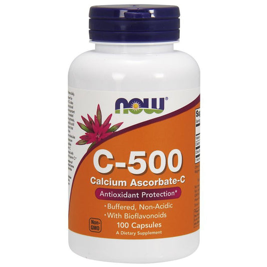 NOW Foods Vitamin C-500 Calcium Ascorbate-C 100 caps