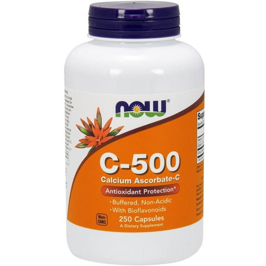 NOW Foods Vitamin C-500 Calcium Ascorbate-C 250 caps