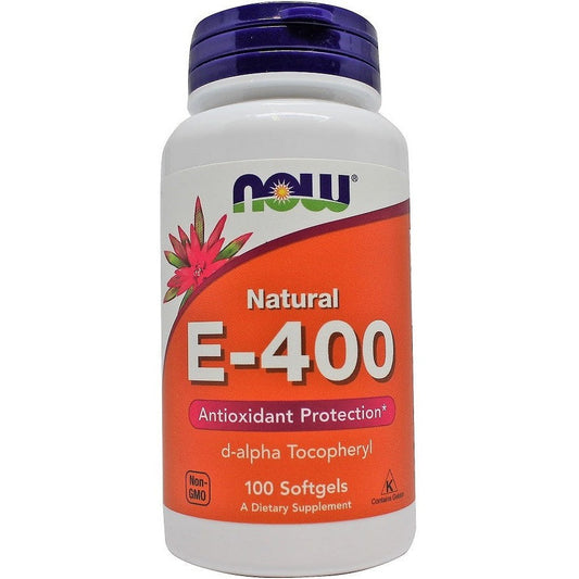 NOW Foods Vitamin E-400  Natural - 100 softgels