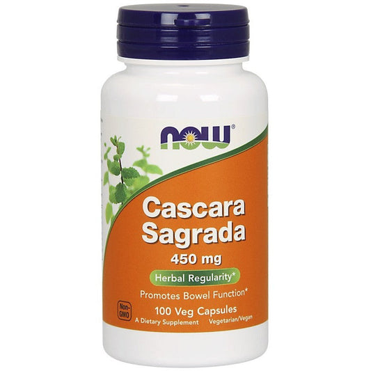 NOW Foods Cascara Sagrada 450mg 100 vcaps