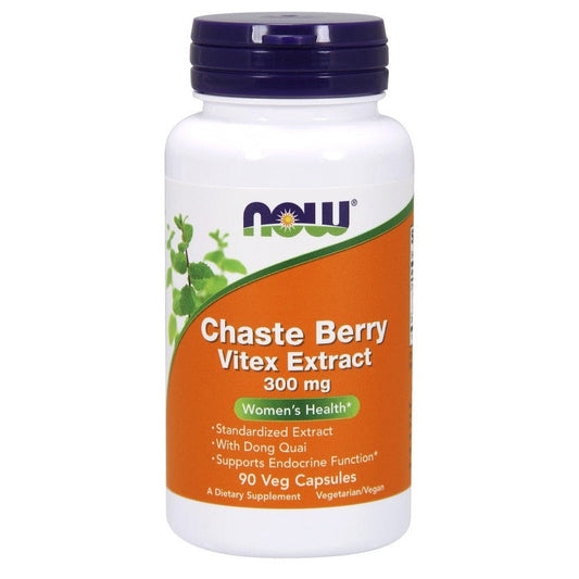 NOW Foods Chaste Berry Vitex Extract 300mg 90 vcaps