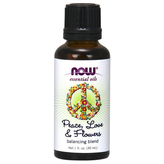 NOW Foods Essential Oil Peace Love & Flowers Oil Blend 30 ml.