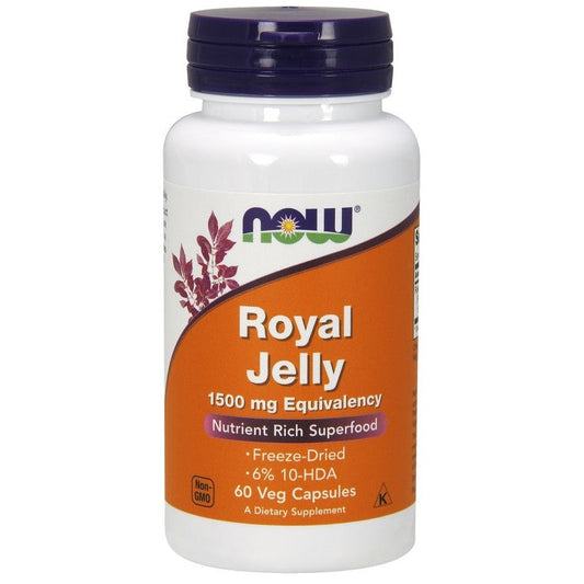 NOW Foods Royal Jelly 1500mg Equivalency 60 vcaps