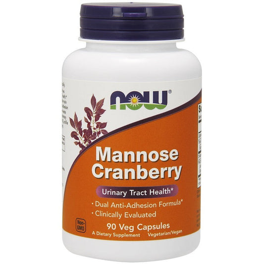 NOW Foods Mannose Cranberry 90 vcaps