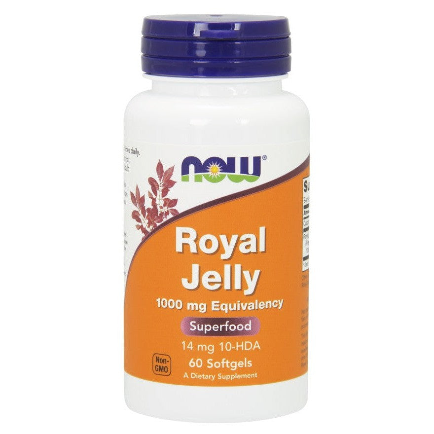 NOW Foods Royal Jelly 1000mg Equivalency 60 softgels