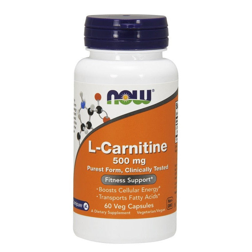 NOW Foods L-Carnitine 500mg 60 vcaps