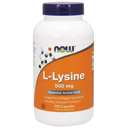 NOW Foods L-Lysine 500mg 250 vcaps