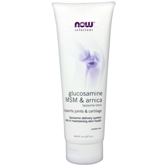 NOW Foods Glucosamine MSM & Arnica Liposome Lotion 237 ml.