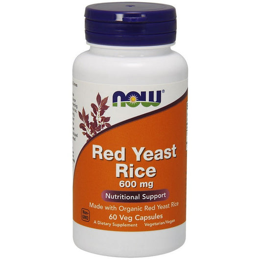 NOW Foods Red Yeast Rice 600mg 60 vcaps