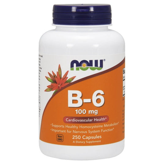 NOW Foods Vitamin B-6 100mg 250 caps