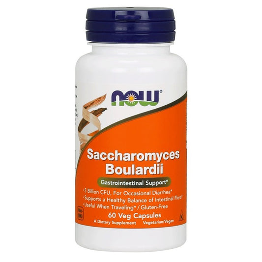 NOW Foods Saccharomyces Boulardii 60 vcaps