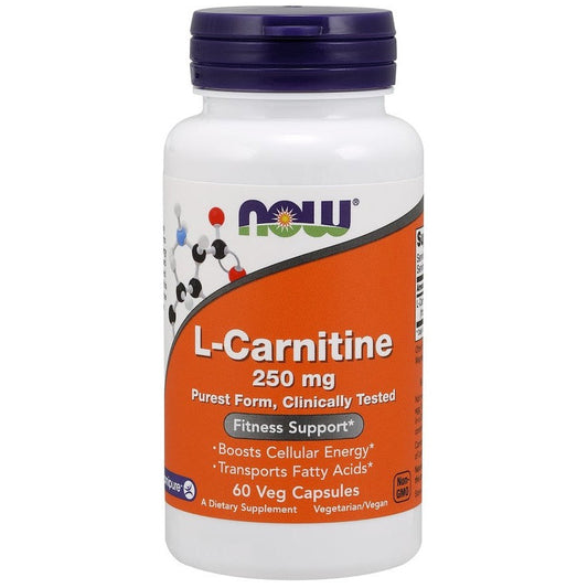 NOW Foods L-Carnitine 250mg 60 vcaps