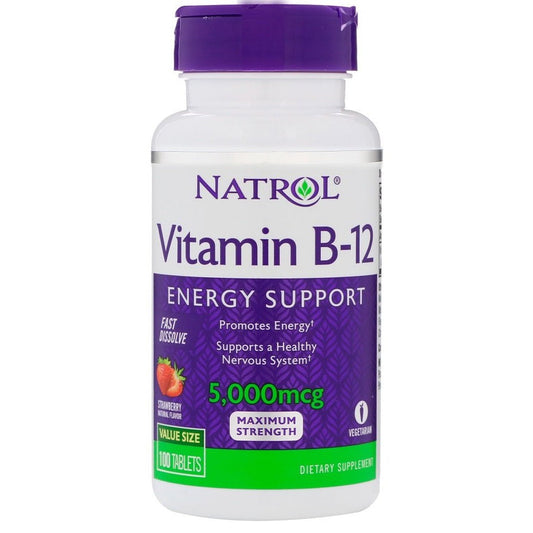 Natrol Vitamin B-12 Fast Dissolve 5000mcg 100 tabs