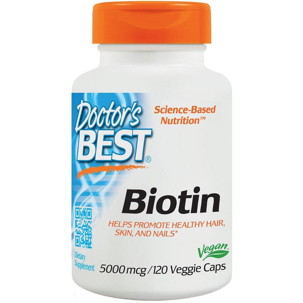 Doctor's Best Biotin 5000mcg 120 vcaps