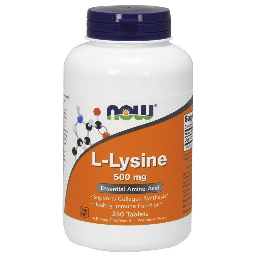 NOW Foods L-Lysine 500mg 250 tablets