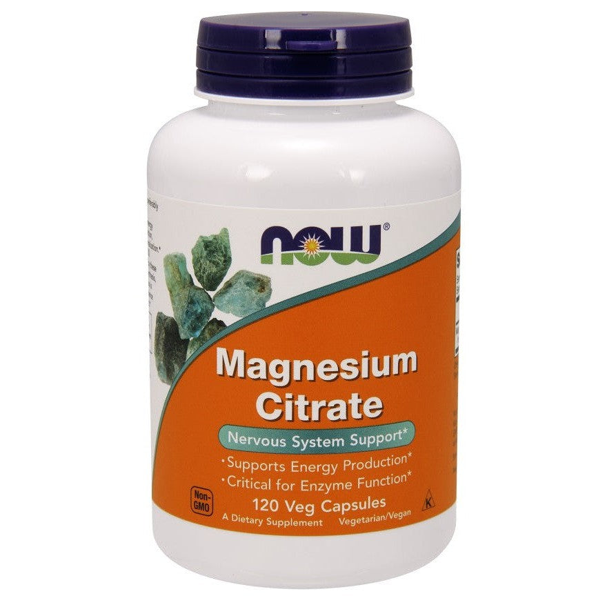 NOW Foods Magnesium Citrate 400mg 120 vcaps