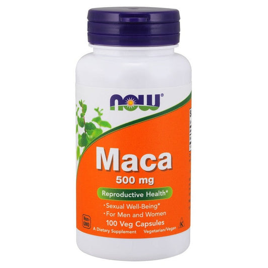 NOW Foods Maca 500mg 100 vcaps