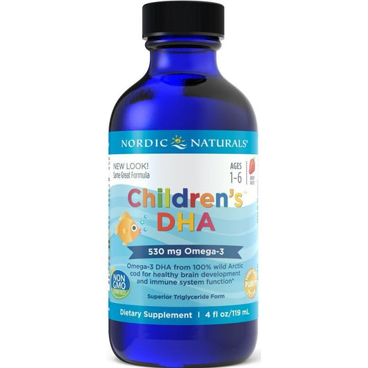 Nordic Naturals Children's DHA 530mg Omega-3 (Strawberry) 119 ml. (EAN 768990567803)