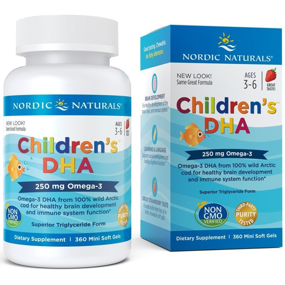 Nordic Naturals Children's DHA 250mg Strawberry 360 softgels