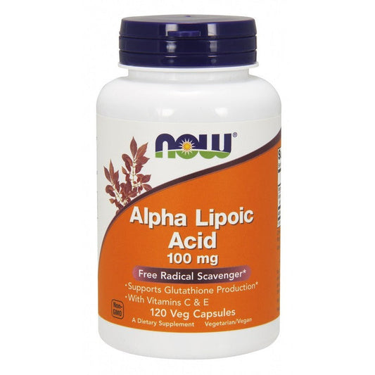 NOW Foods Alpha Lipoic Acid with Vitamins C & E 100mg 120 vcaps
