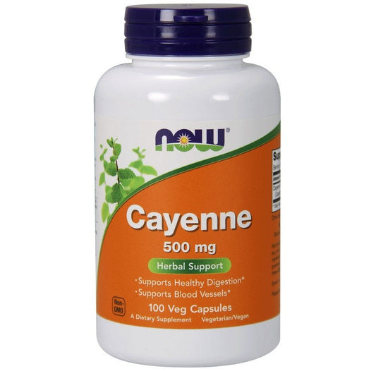 NOW Foods Cayenne 500mg 100 vcaps