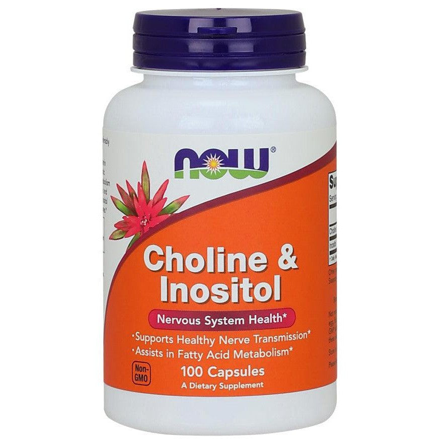 NOW Foods Choline and Inositol 500mg 100 caps