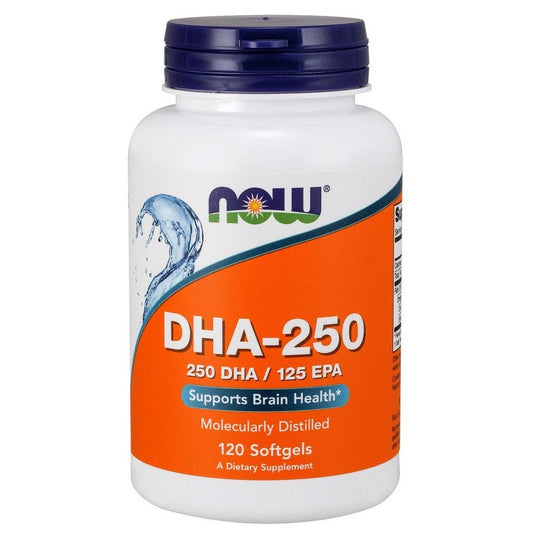 NOW Foods DHA-250 250 DHA / 125 EPA 120 softgels