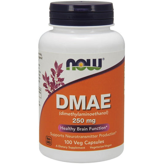 NOW Foods DMAE (Dimethylaminoethanol) 250mg 100 vcaps