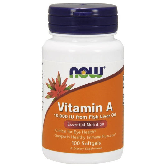 NOW Foods Vitamin A 10000 IU 100 softgels