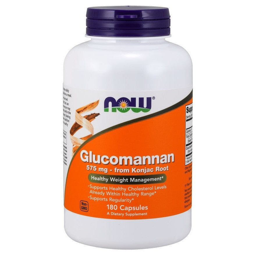 NOW Foods Glucomannan from Konjac Root 575mg 180 caps