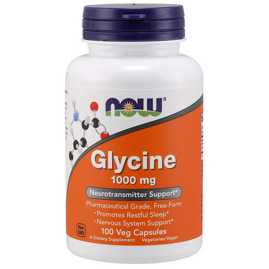 NOW Foods Glycine 1000mg 100 vcaps