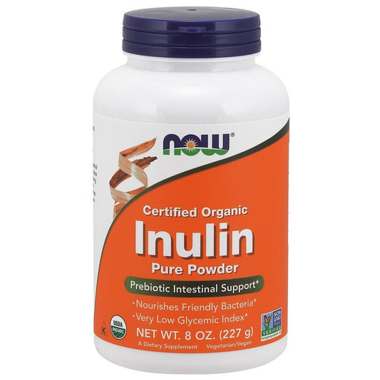 NOW Foods Inulin Prebiotic Pure Powder, Organic 227g