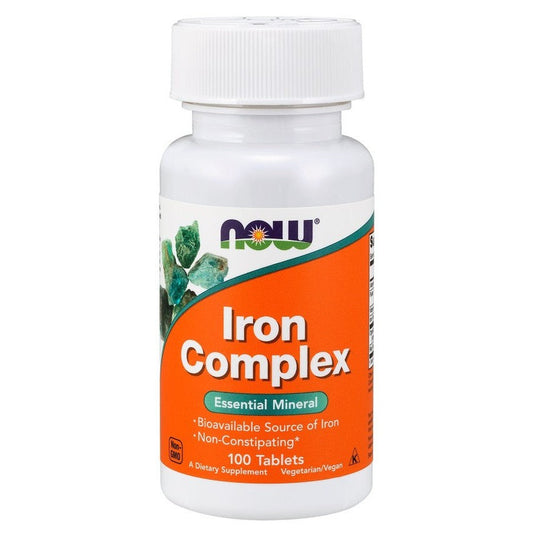 NOW Foods Iron Complex 100 tablets